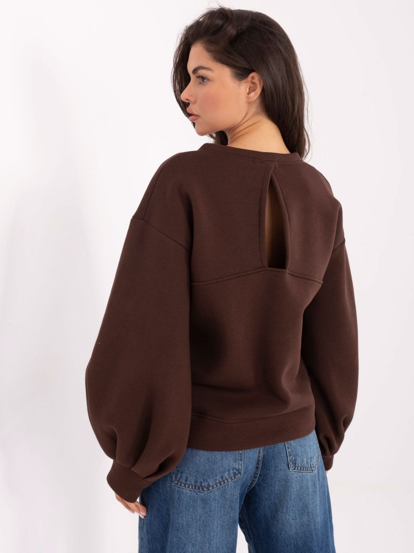Bluza-IT-BL-H2349.65-ciemny brązowy